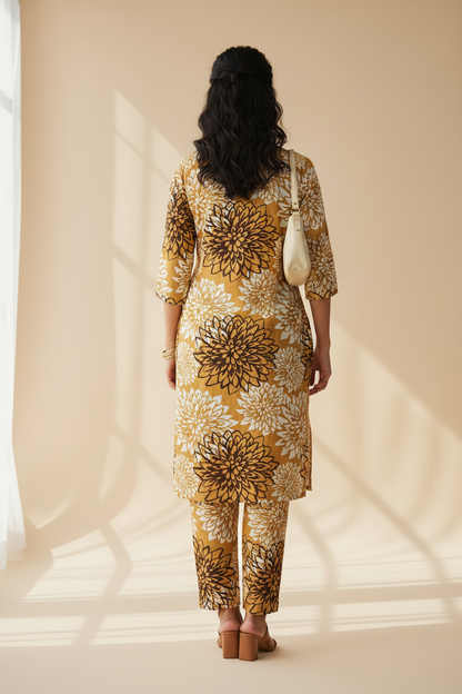 Mustard Yellow Coord Set