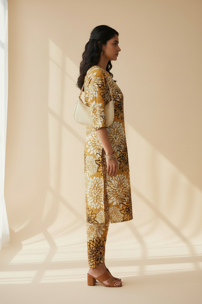Mustard Yellow Coord Set