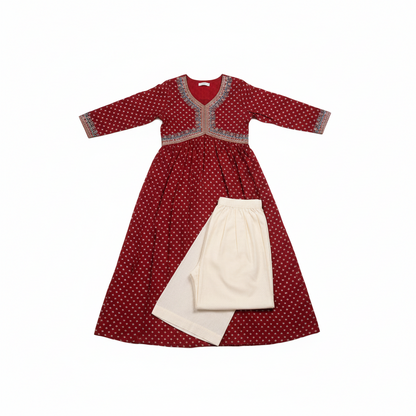 Red Kurta for Women