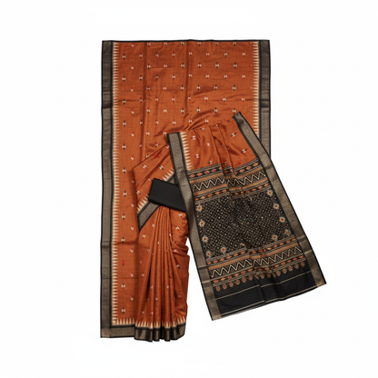 Lightweight Gold Jari Tussar Silk Saree for Weddings