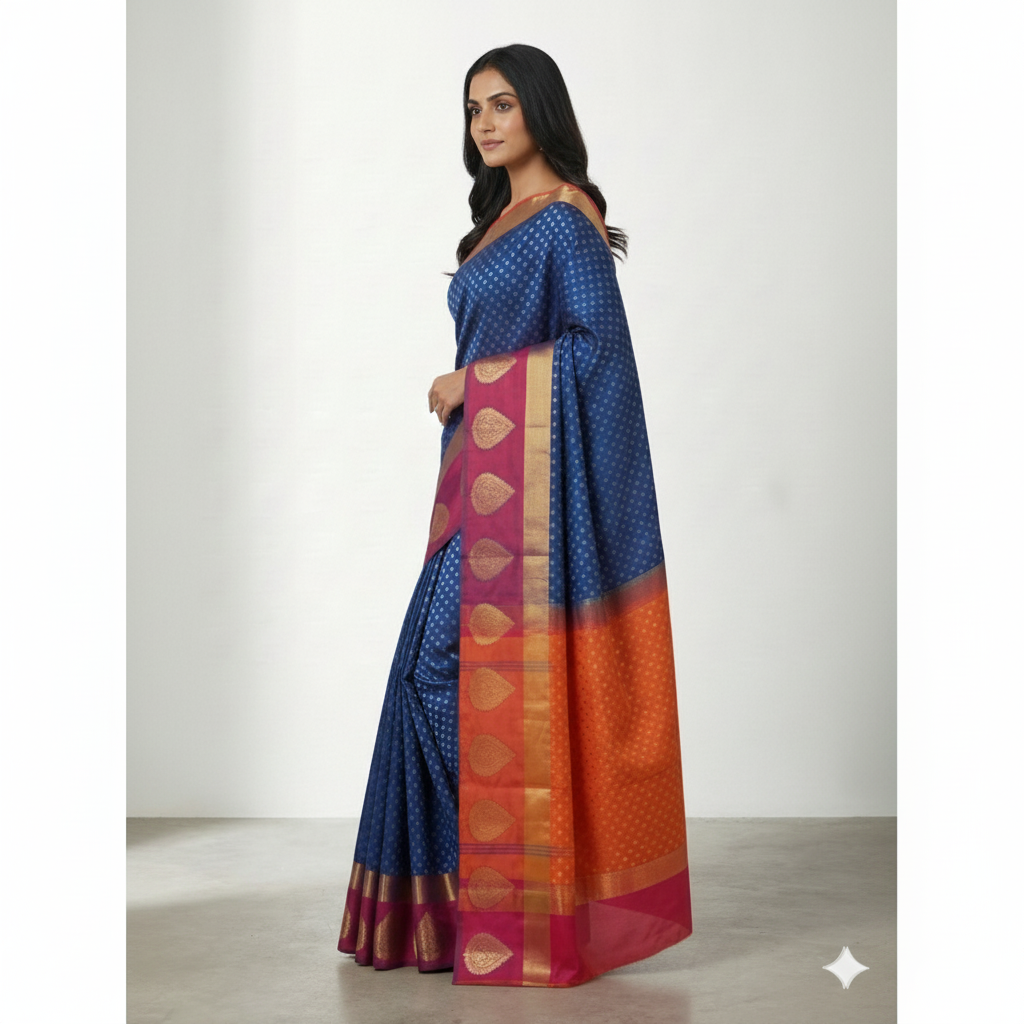 Art Silk Saree with Blouse Piece – Festive Collection India