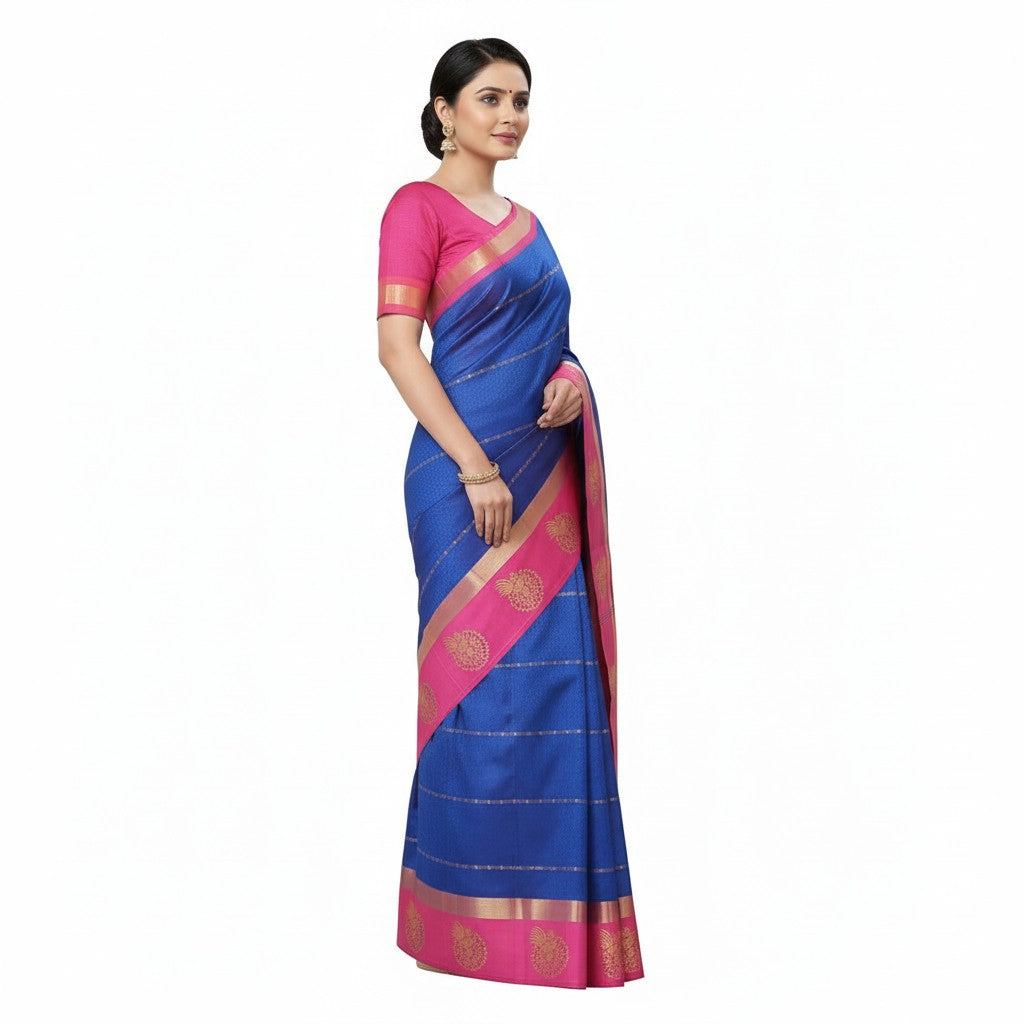 Art Silk Saree with Blouse Piece 