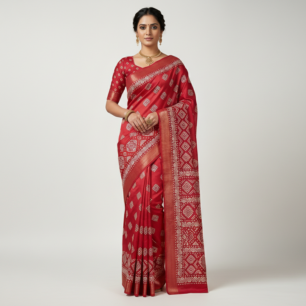 Soft Tussar Silk Saree | Handloom Tussar Silk Saree Online - Lightweight & Elegant