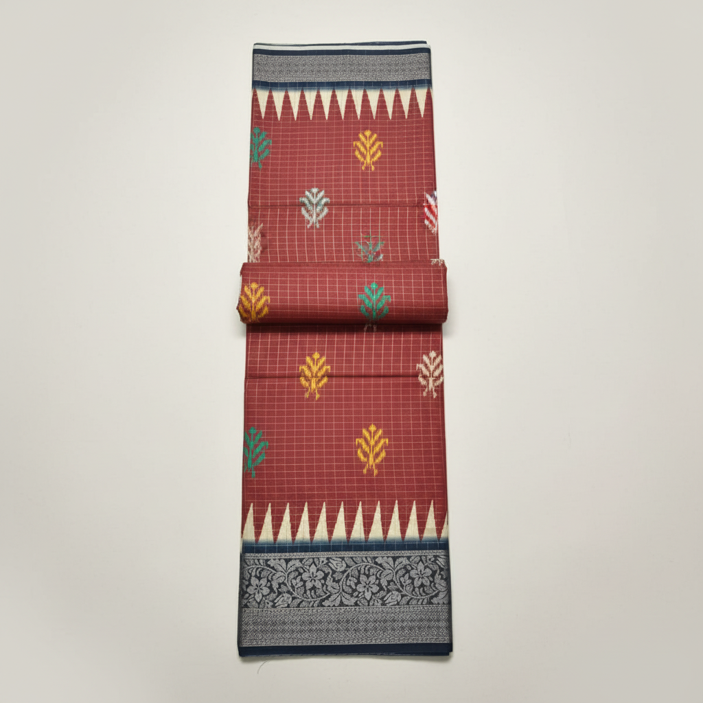 Handloom Jari Tussar Silk Saree with Zari Border