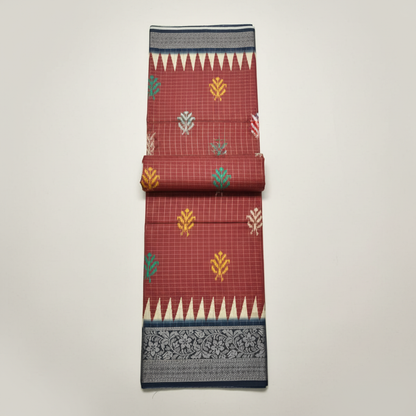 Pure Handloom Jari Tussar Silk Saree with Zari Border