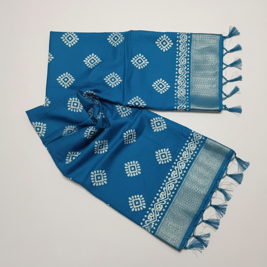 Soft Tussar Silk Saree | Handloom Tussar Silk Saree Online - Lightweight & Elegant