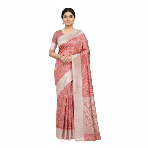 Art Silver Fancy Silk Saree