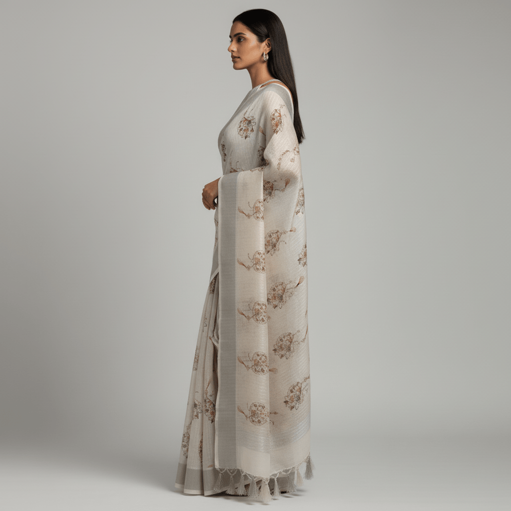  Linen Saree for Everyday Comfort