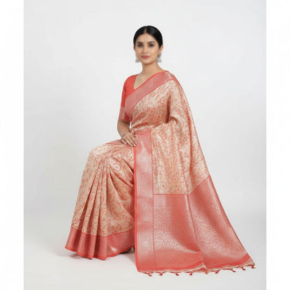 Party Wear Silver Art Silk Fancy Saree for Women – Wedding Guest