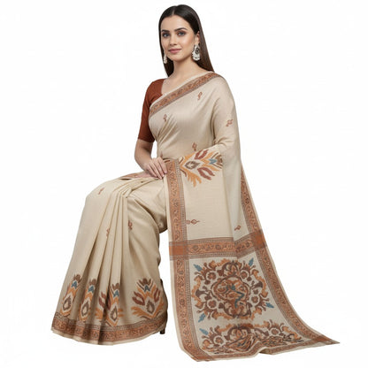 Tissue Ikkat Saree for Women – Lightweight Festive Wear