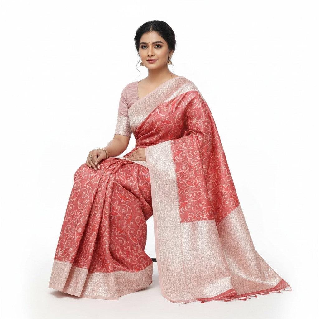 Art Silver Fancy Silk Saree